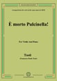 e morto Pulcinella!,for Violin and Piano P.O.D cover